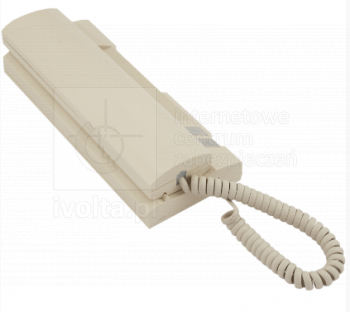 PA456-BEŻOWY Unifon cyfrowy z dwoma przyciskami , sygnalizacja diodą LED, regulacja głośności, PROEL